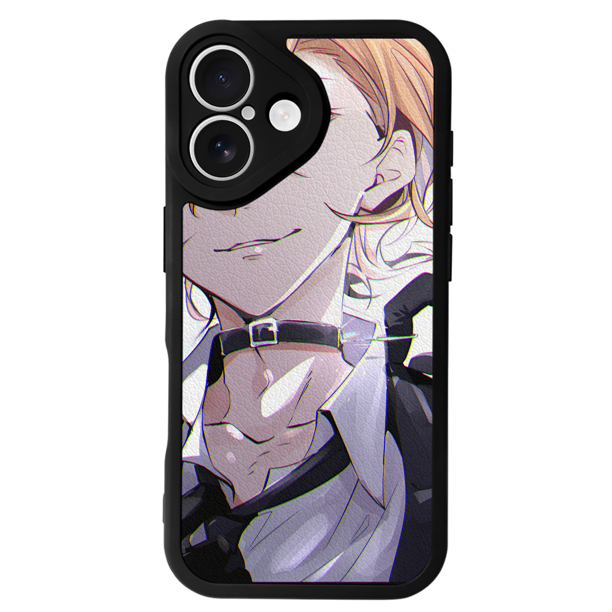 （画像用） 文豪ストレイドッグス Bungo Stray Dogs 【iPhone 16シリーズ対応】シリコンスマホケース（レザー調） 材質：シリコン